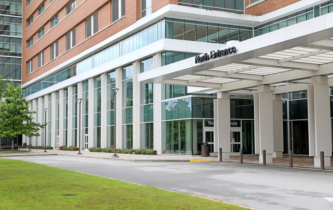 North Tower entrance.